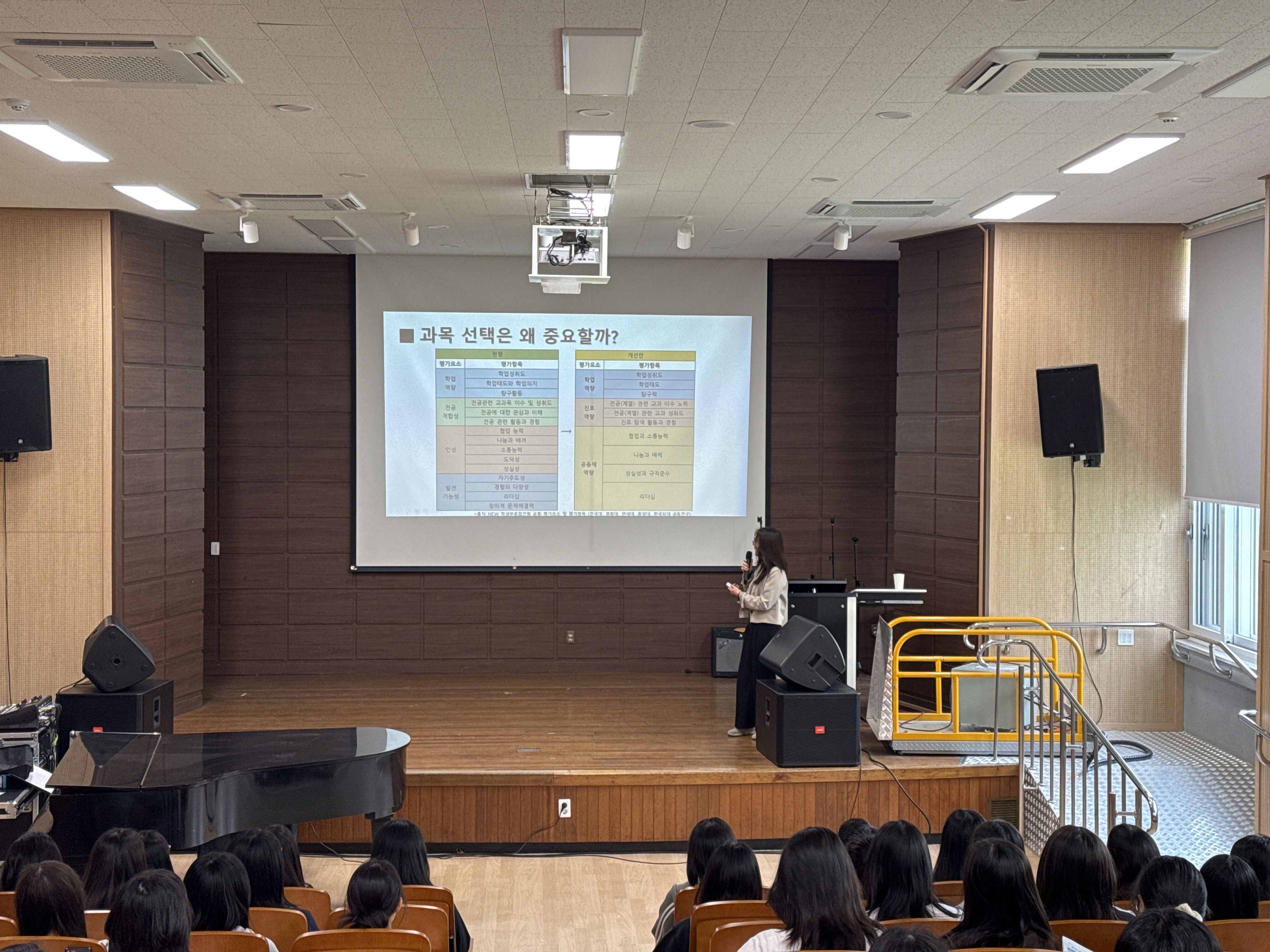 [석정여고] 선택교육과정 설명회 사진